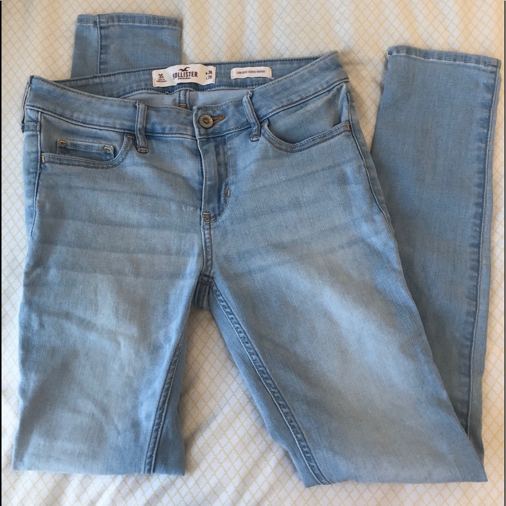 Hollister low rise super skinny jeans